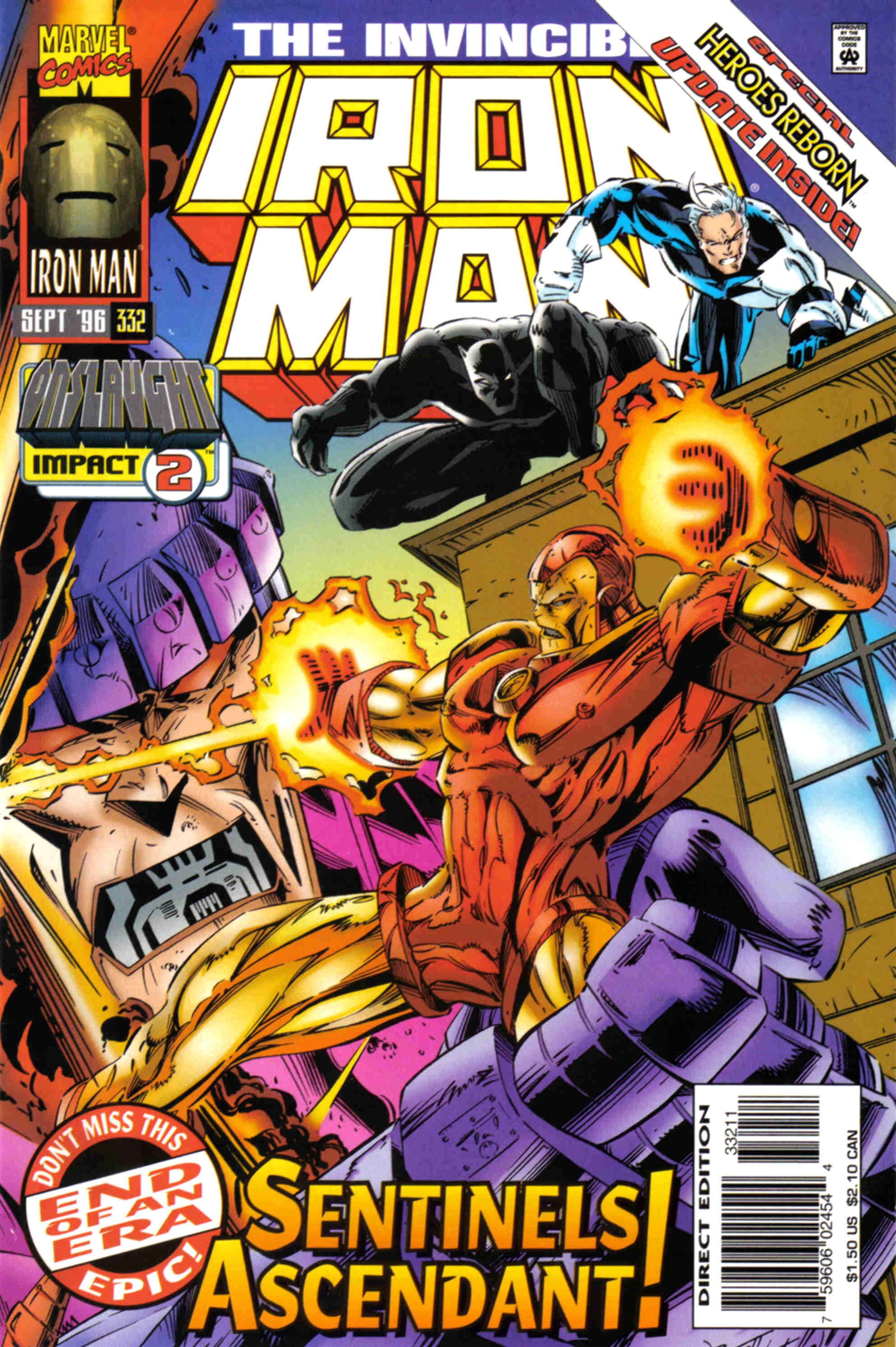 Iron Man (Marvel, 1968 series) #332 (September 1996)