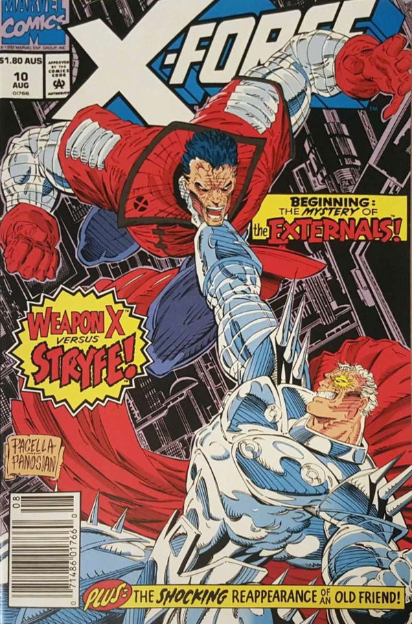 X-Force (Marvel, 1992? series) #10 [] (August 1992 (May 1992)) (August 1992 (May 1992))