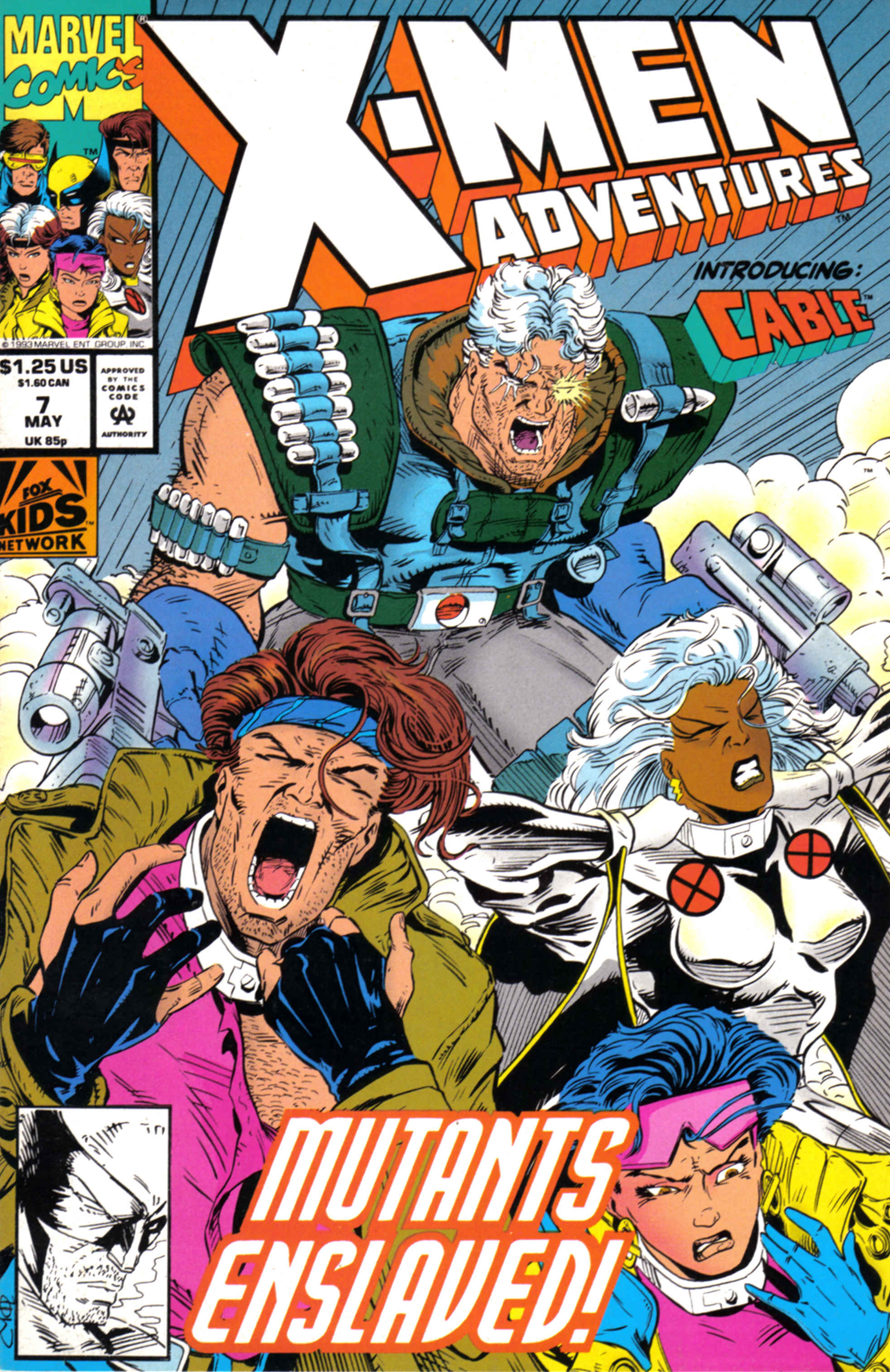 X-Men Adventures (Marvel, 1993 series) #7 (May 1993)