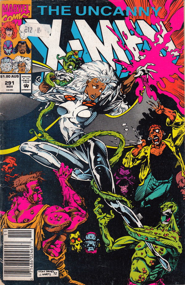 The Uncanny X-Men (Marvel, 1991 series) #291 [] (November 1992 (August 1992)) (November 1992 (August 1992))