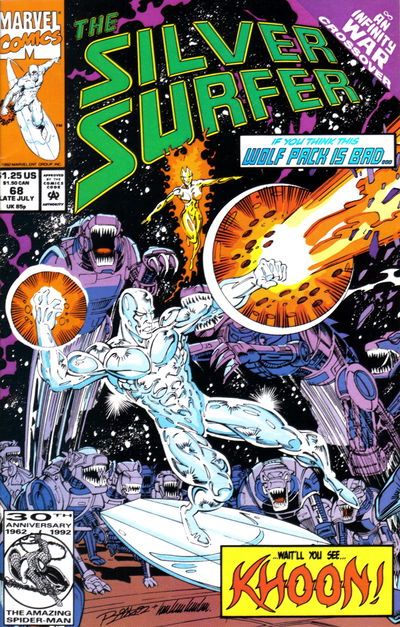 Silver Surfer (Marvel, 1987 series) #68 July 1992