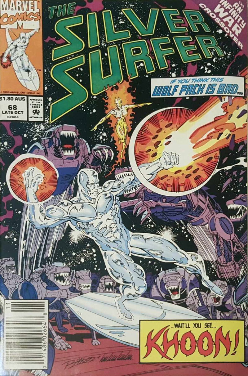 Silver Surfer (Marvel, 1991 series) #68 (Late October 1992 (July 1992))