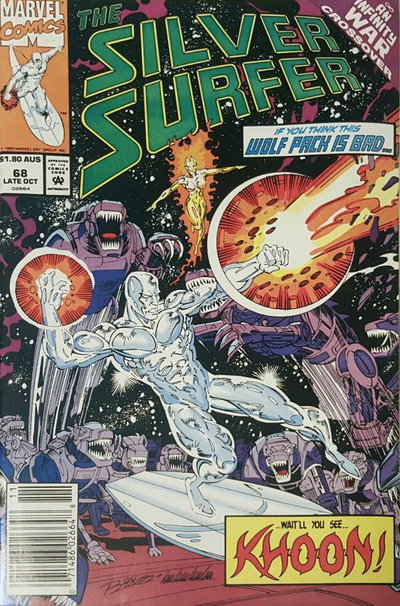 Silver Surfer  #68 (Late October 1992 (July 1992))