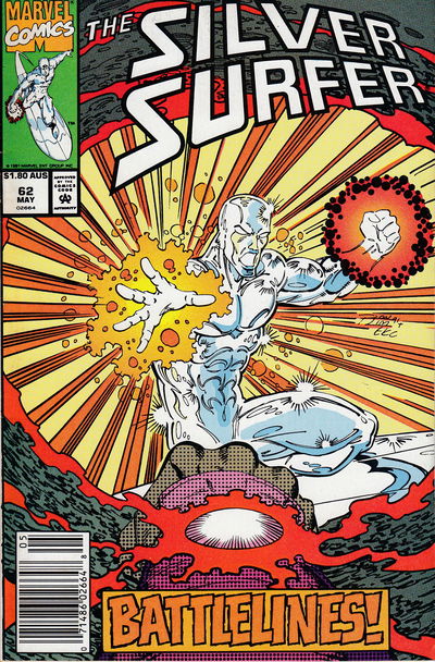 Silver Surfer (Marvel, 1991 series) #62 May 1992 (February 1992)