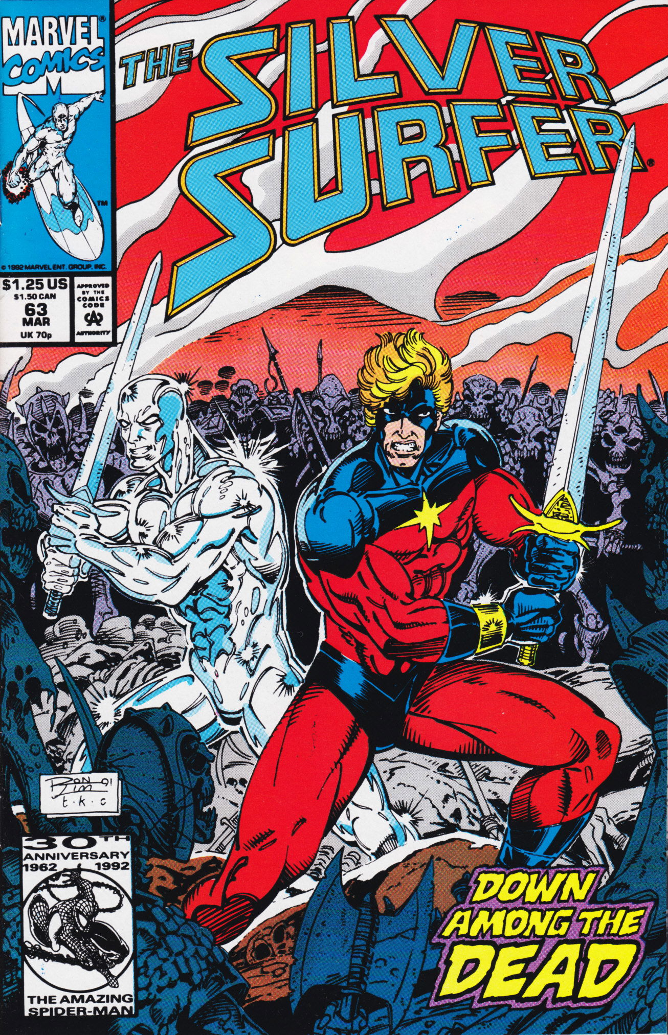 Silver Surfer (Marvel, 1987 series) #63 (March 1992)