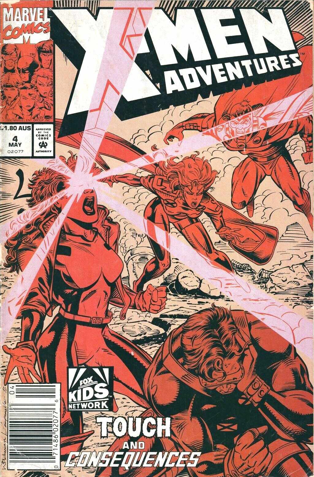 X-Men Adventures (Marvel, 1993 series) #4 (May 1993 (February 1993))
