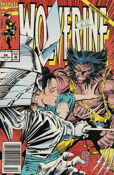 Wolverine (Marvel, 1996? series) #56 Early October 1992 (July 1992)