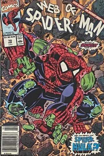 Web of Spider-Man  #70 (February 1991 (November 1990))