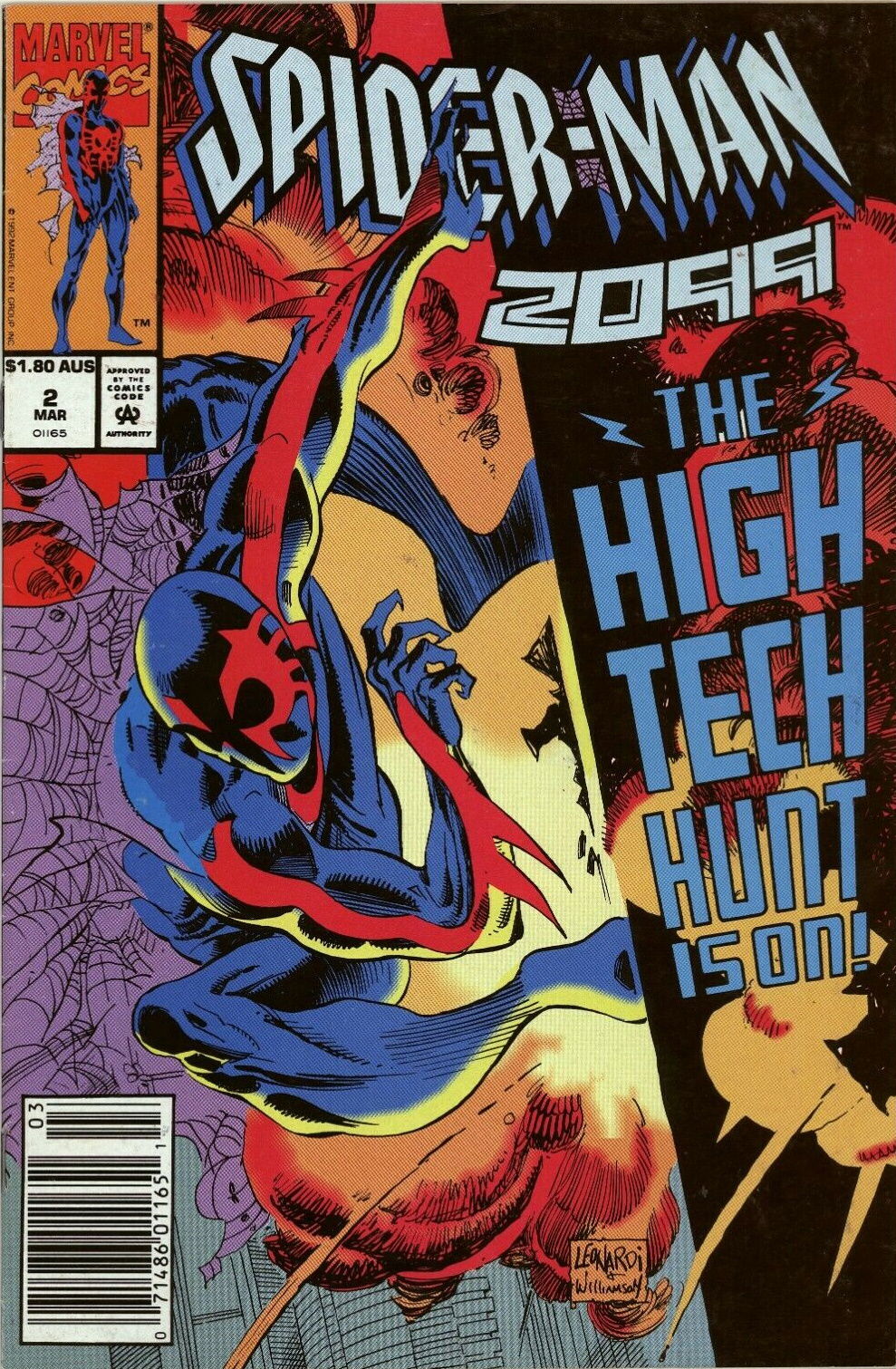 Spider-Man 2099 (Marvel, 1992 series) #2 (March 1993 (December 1992))