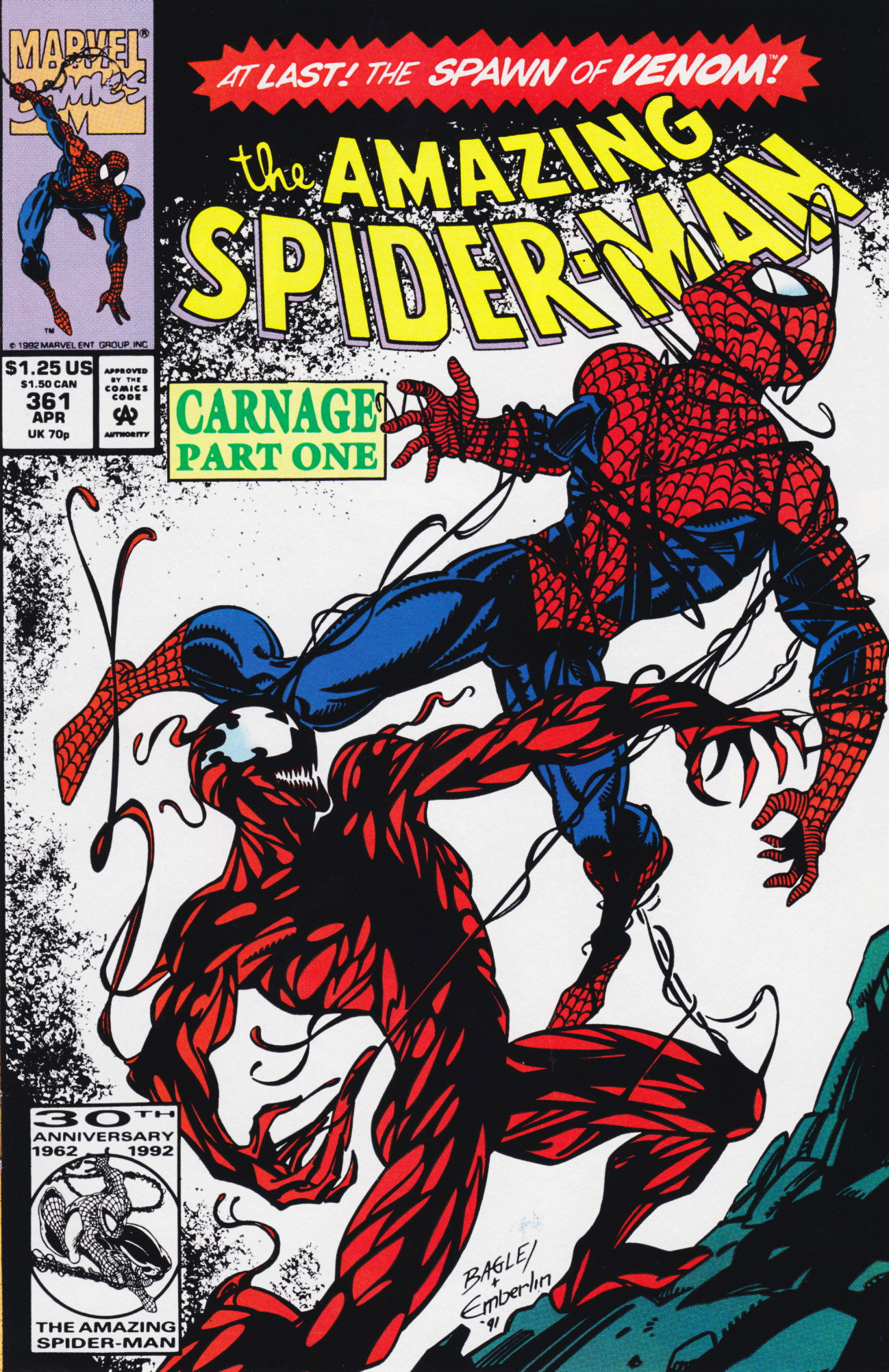 The Amazing Spider-Man (Marvel, 1963 series) #361 (April 1992)