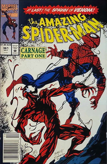 The Amazing Spider-Man (Marvel, 1991 series) #361 [] (July 1992 (April 1992)) (July 1992 (April 1992))