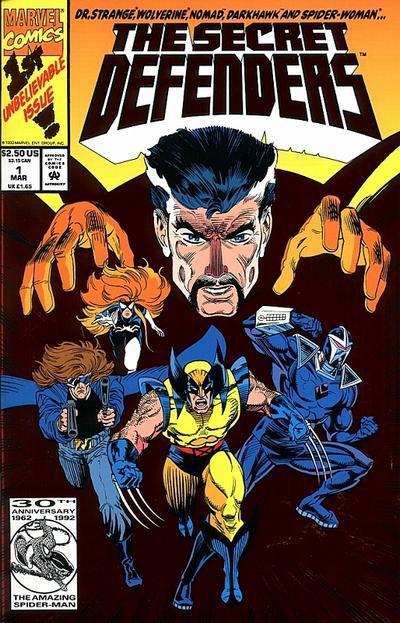 The Secret Defenders (Marvel, 1993 series) #1 (March 1993)