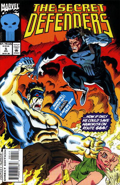 The Secret Defenders (Marvel, 1993 series) #5 (July 1993)