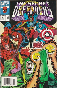 The Secret Defenders (Marvel, 1993 series)  #6 (November 1993 (August 1993))