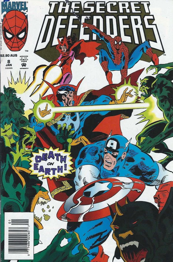 The Secret Defenders (Marvel, 1993 series) #8 [] (January 1994 (October 1993)) (January 1994 (October 1993))