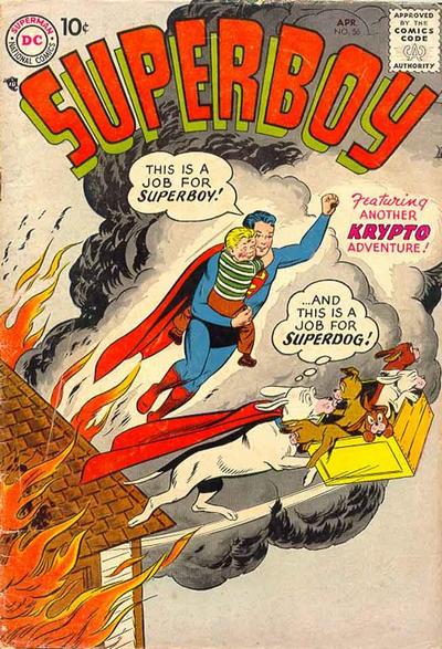 Superboy (DC, 1949 series) #56 (April 1957)