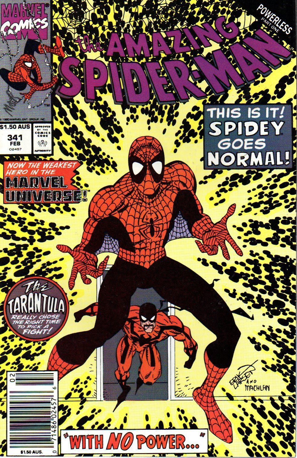 The Amazing Spider-Man (Marvel, 1991 series) #341 (February 1991 (November 1990))