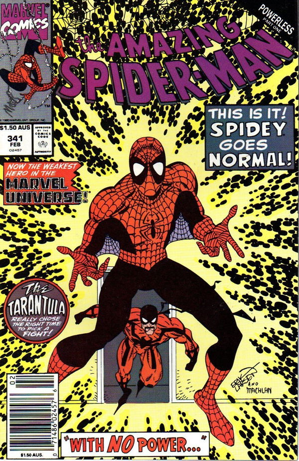 The Amazing Spider-Man (Marvel, 1991 series) #341 [] (February 1991 (November 1990)) (February 1991 (November 1990))