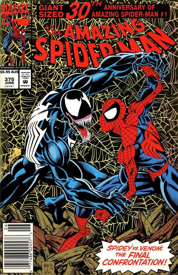 The Amazing Spider-Man (Marvel, 1991 series) #375 [] (June 1993 (March 1993)) (June 1993 (March 1993))