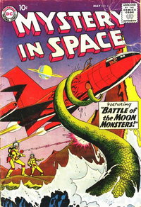 Mystery in Space (DC, 1951 series)  #51 (May 1959) — Battle of the Moon Monsters!