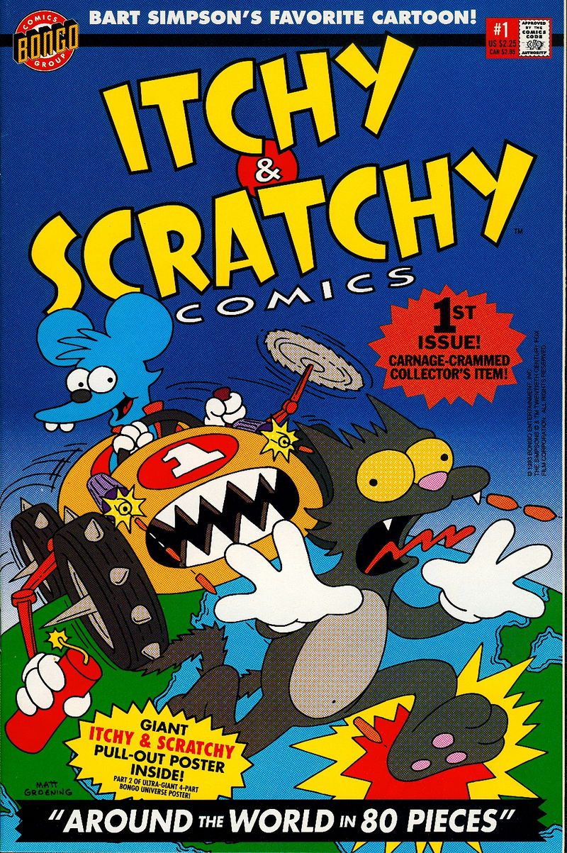 Itchy & Scratchy Comics (Bongo, 1993 series) #1 ([December] 1993)