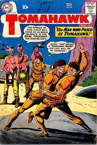 Tomahawk (DC, 1950 series)  #63 (July-August 1959) — The Man Who Posed As Tomahawk!