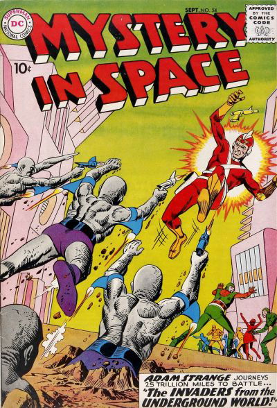 Mystery in Space (DC, 1951 series) #54 September 1959