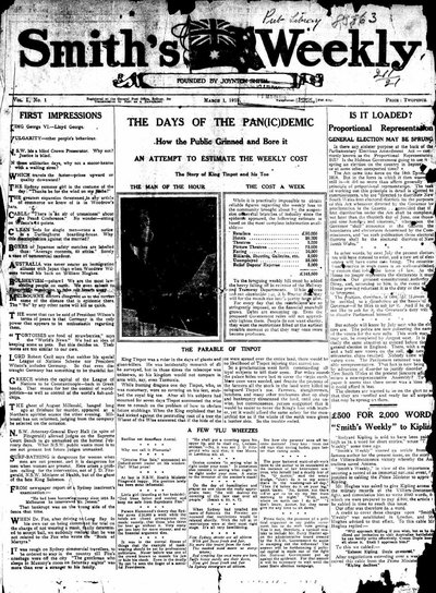 Smith's Weekly  v1#1 (1 March 1919)