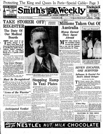 Smith's Weekly  v20#19 (9 July 1938)