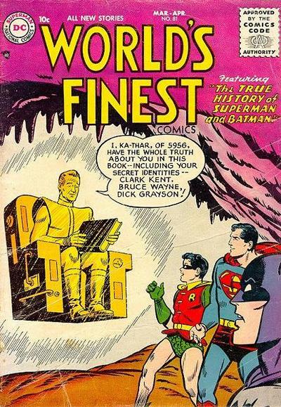 World's Finest Comics (DC, 1941 series) #81 (March-April 1956)