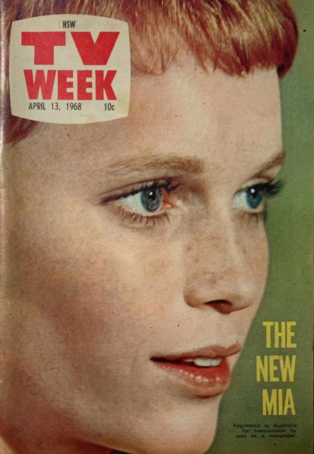TV Week (Southdown Press, 1958? series) 13 April 1968 — NSW ([13 April 1968?])