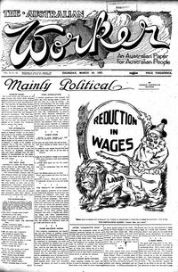 The Australian Worker (AWU, 1913 series) v30#12 24 March 1921