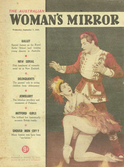 The Australian Woman's Mirror (Bulletin, 1924 series)  (7 September 1960)