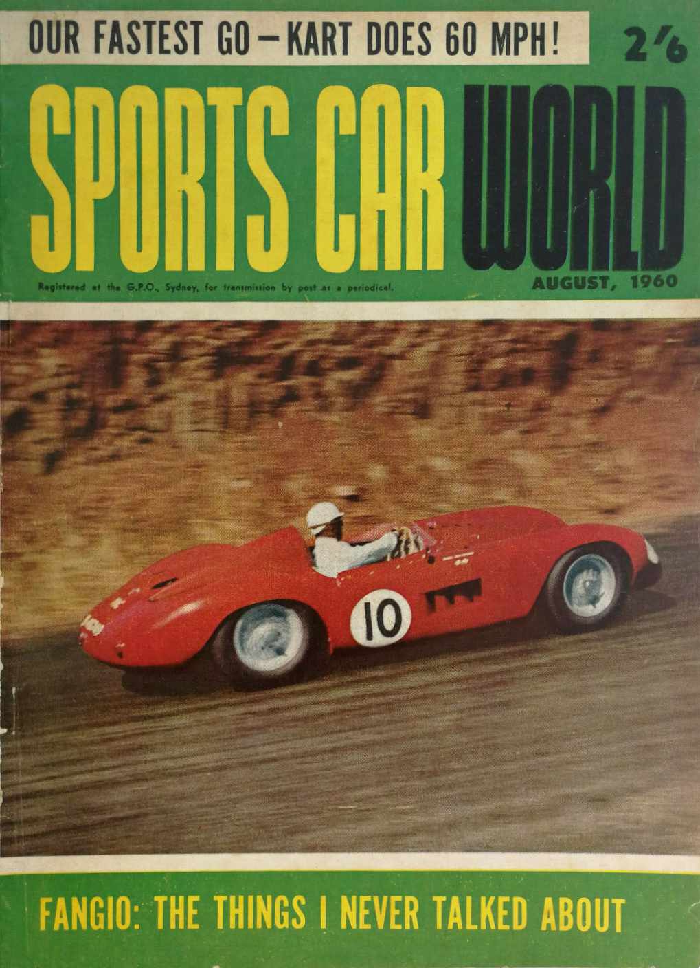 Sports Car World (Periodical Publications, 1957 series) v7#5 (August 1960)