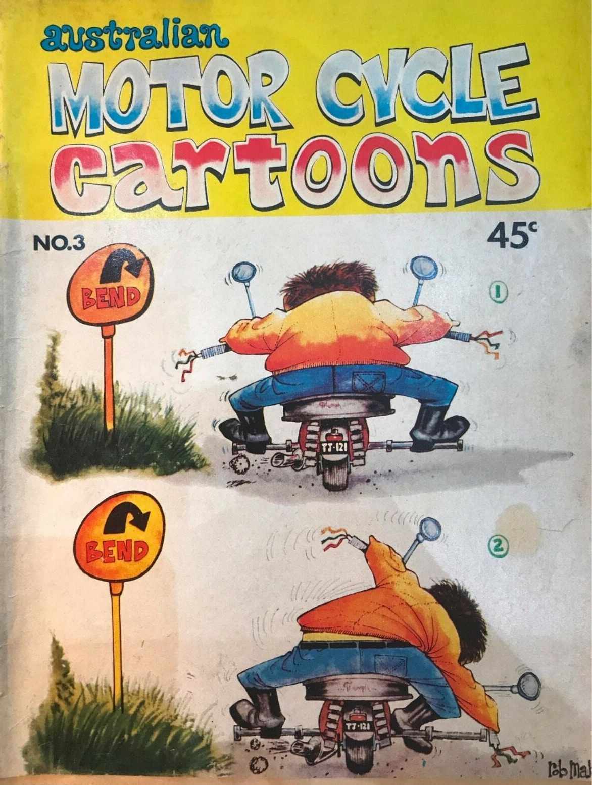Australian Motor Cycle Cartoons (Yaffa Publishing, 1975? series) #3 ([June 1975?])
