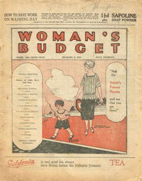 Woman's Budget (Unknown, 1906 series) #985 (6 December 1924)