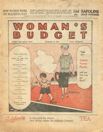 Woman's Budget (Unknown, 1906 series) #985 (6 December 1924)