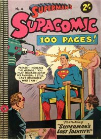 Superman's Supacomic (Colour Comics, 1958 series) #4 — Superman's Lost Identity!