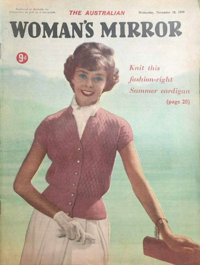 The Australian Woman's Mirror (Bulletin, 1924 series)  (18 November 1959)