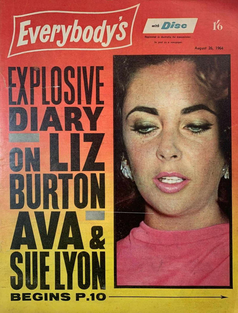 Everybody's (Consolidated Press, 1961 series)  — with Disc (26 August 1964)