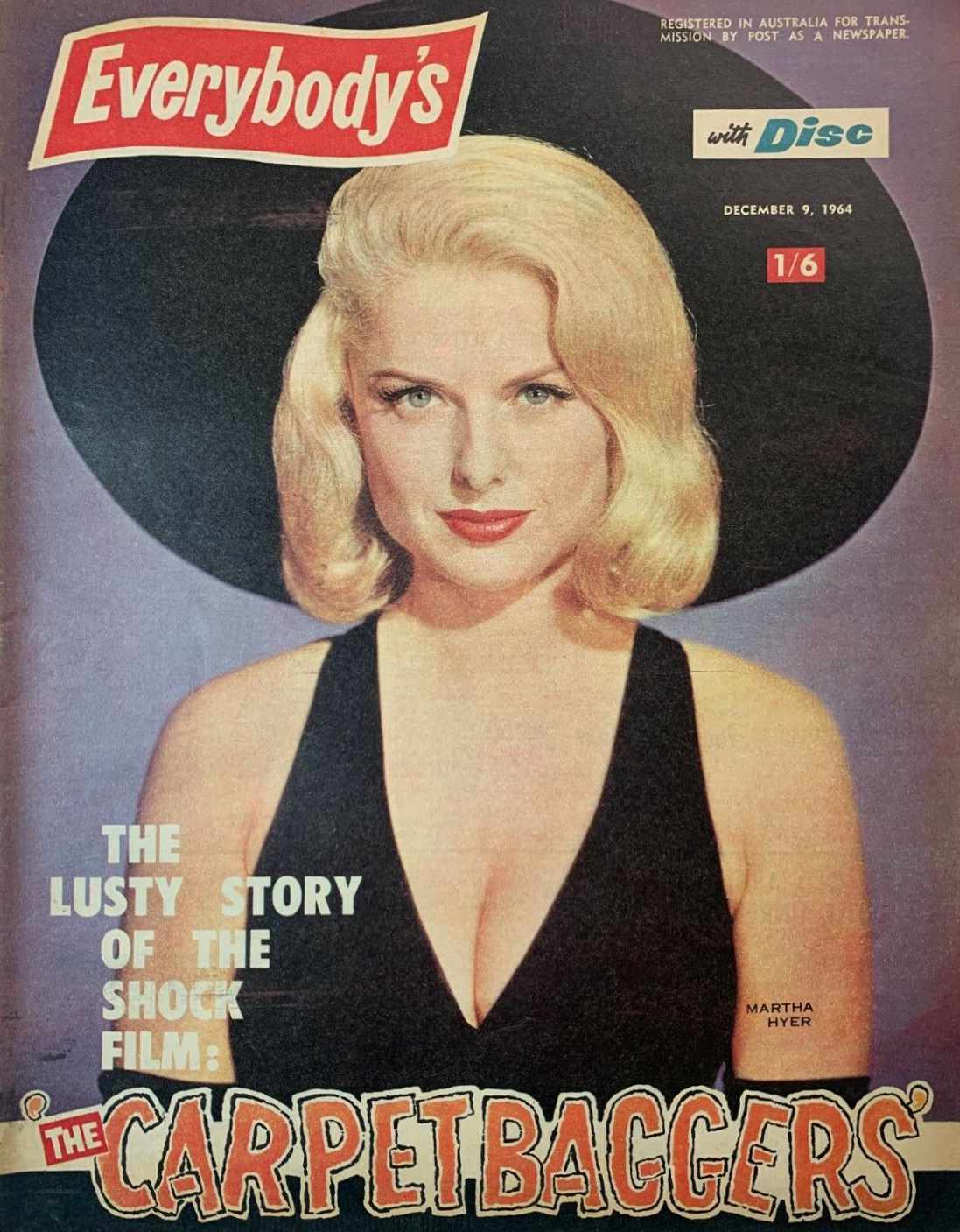 Everybody's (Consolidated Press, 1961 series)  — with Disc (9 December 1964)
