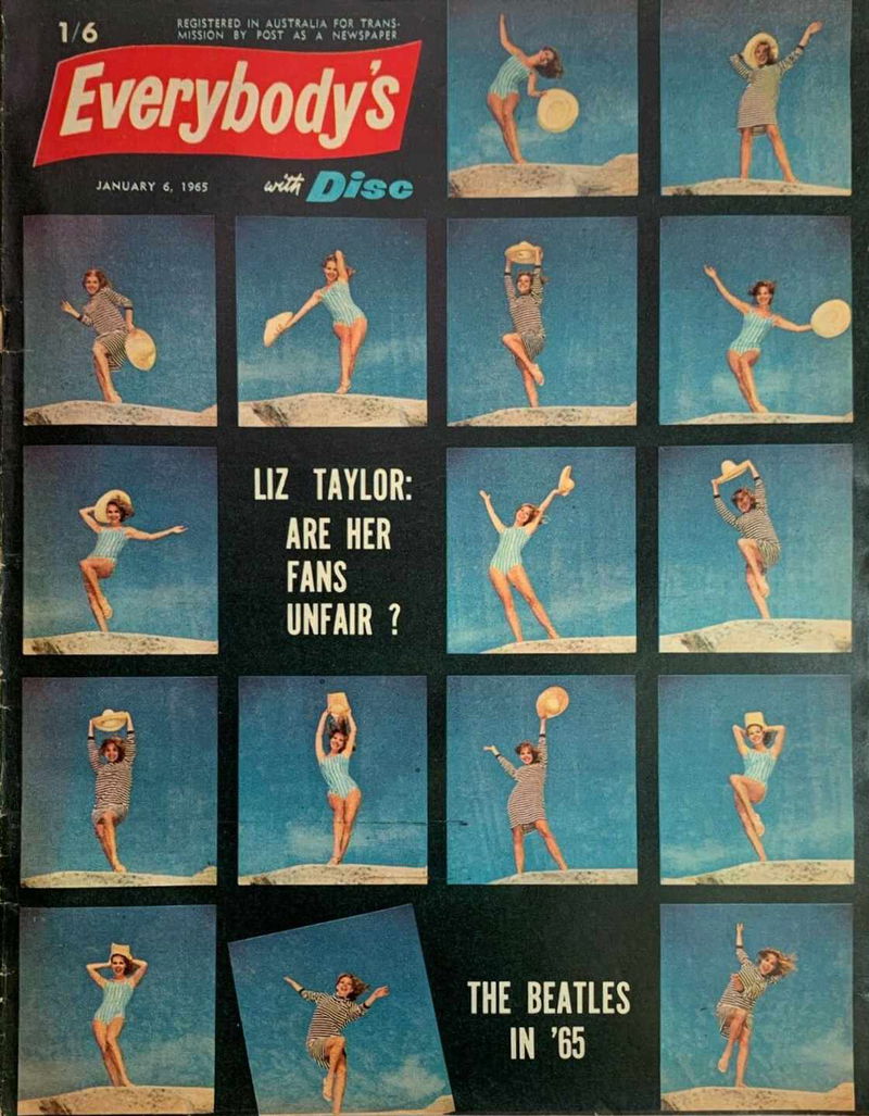 Everybody's (Consolidated Press, 1961 series)  — with Disc (6 January 1965)