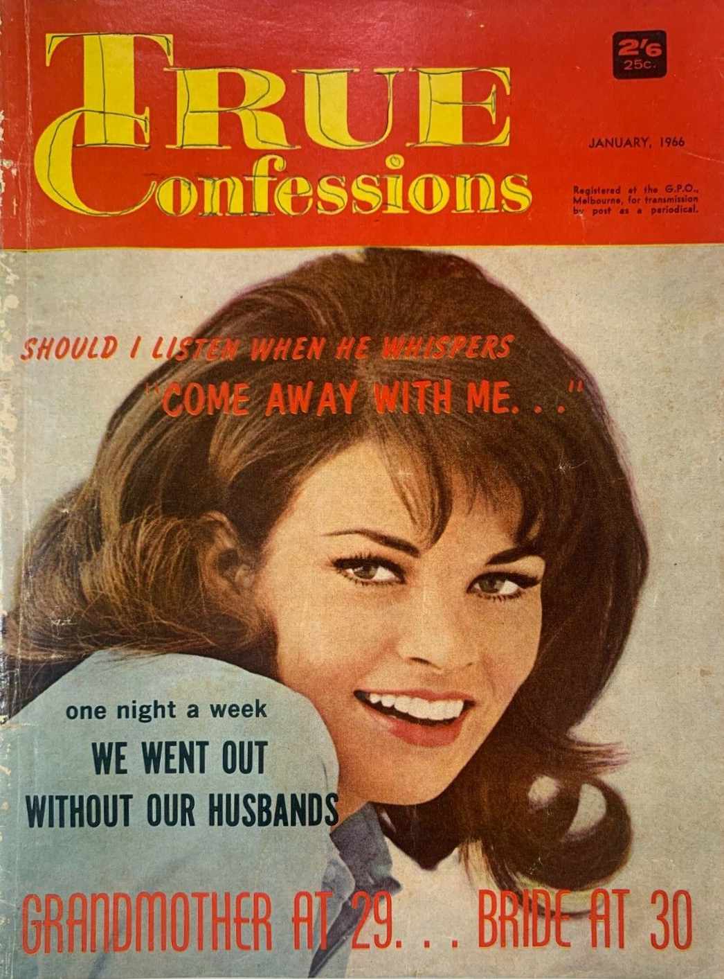 True Confessions (KG Murray, 1957? series) v27#6 (January 1966)