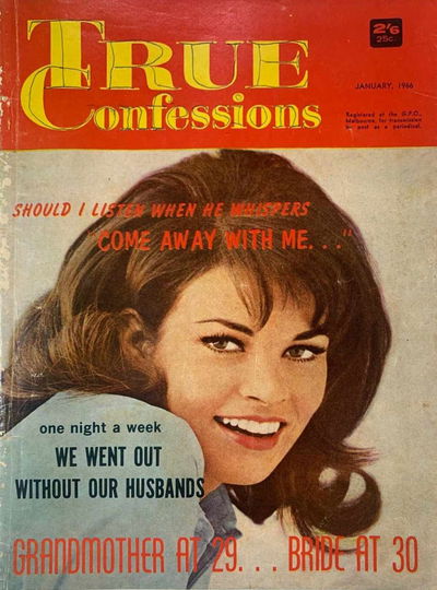 True Confessions (KG Murray, 1957? series) v27#6 January 1966