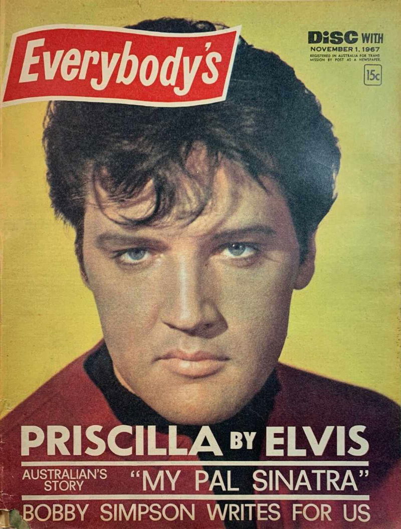 Everybody's (Consolidated Press, 1961 series)  — with Disc (1 November 1967)