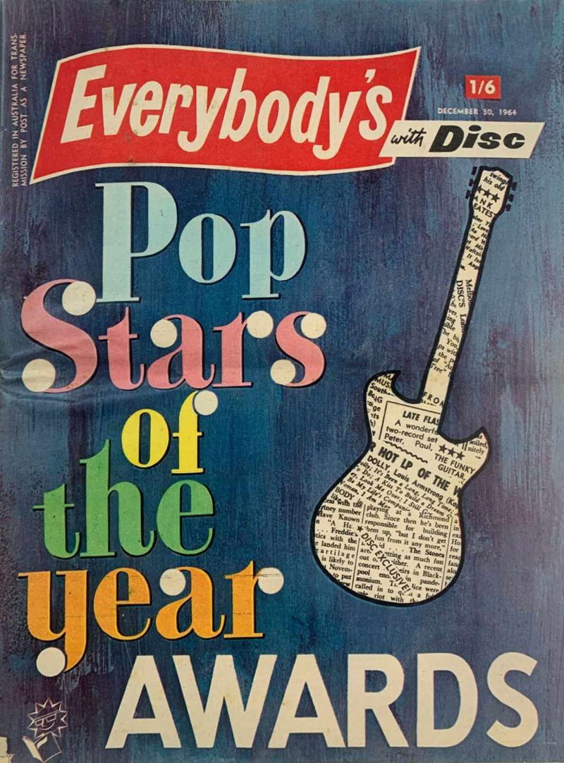 Everybody's (Consolidated Press, 1961 series)  — with Disc (30 December 1964)