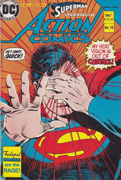 Superman Starring in Action Comics  #10 ([June 1985?])