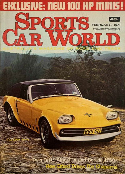 Sports Car World (Periodical Publications, 1957 series) v28#5 February 1971