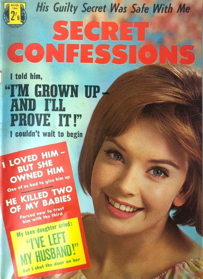 Secret Confessions (Transpacific Publications, 1950? series) #130 ? (August 1966)