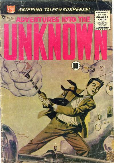 Adventures into the Unknown (ACG, 1948 series) #109 July 1959